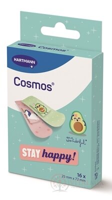 Cosmos Mr. Wonderful STAY happy náplast voděodolná (25x72 mm) 1x16 ks