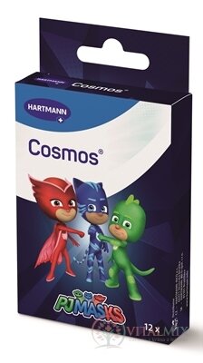 Cosmos PJ Masks náplast voděodolná, 3 velikosti 1x12 ks