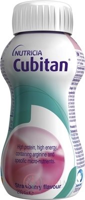 Cubitan s jahodovou příchutí (verze 2015, D0855) 4x200 ml