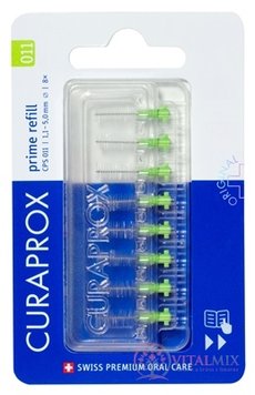 CURAPROX CPS 011 prime refill světlezelená mezizubní kartáčky bez držáku 1x8 ks