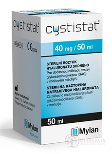 CYSTISTAT 40mg / 50ml sterilní roztok hyaluronátu sodného inj 1x50 ml