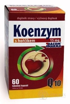 DACOM Koenzym Q10 15 mg s hořčíkem cps 1x60 ks