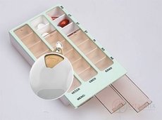 Dávkovač léků MIX 02 + 05 týdenní dávkovač léků 1ks + kapesní dávkovač léků 1ks, 1x1 set