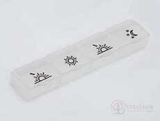 Dávkovač léků typ 04 denní bílý 1x1 ks