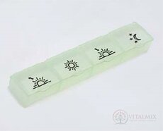 Dávkovač léků typ 04 denní světle zelený 1x1 ks