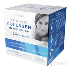 DermoCollagen Marine 3500 mg ProVenus prášek v sáčcích s malinovou příchutí 1x30 ks