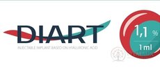 DIART 1,1% Implantát na bázi HA 11 mg/1 ml v předplněné injekční stříkačce, na náhradu synoviální tekutiny 1x1 ml