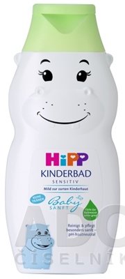 HiPP Babysanft Dětský lázeň hroch 1x300 ml