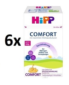 HIPP COMFORT SPECIÁLNÍ KOJENECKÁ VÝŽIVA 6x600G