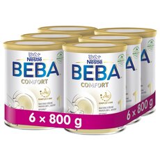 BEBA COMFORT 1, 5HMO počáteční kojenecké mléko, 800 g, 6ks