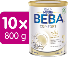 BEBA COMFORT 3, 5HMO, mléko pro malé děti, 800 g, 10ks