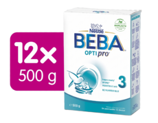 BEBA OPTIPRO® 3 batolecí mléko, 500 g, 12ks