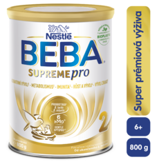 BEBA SUPREMEpro 2, 6 HMO, pokračovací kojenecké mléko, 800 g