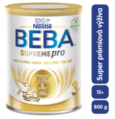 BEBA SUPREMEpro 3, 6 HMO, mléko pro malé děti, 800 g