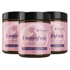 VITALMIX|FEMIOZEN 3X100G - myo-inositol s kyselinou listovou, podpora plodnosti a hormonální rovnováhy