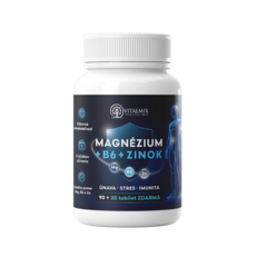VITALMIX MAGNÉZIUM+B6+ZINOK 90+20tbl ZDARMA - proti křečím a únavě