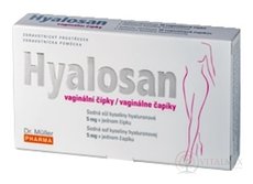 Dr. Müller HYALOSAN vaginální čípky s kyselinou hyaluronovou 1x10 ks