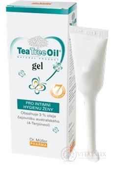 Dr. Müller Tea Tree Oil GEL vaginální, tuba s aplikátorem 7x7,5 ml