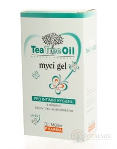 Dr. Müller Tea Tree Oil MYCÍ GEL na intimní hygienu 1x200 ml