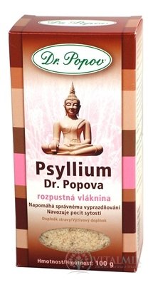 DR. POPOV PSYLLIUM rozpustná vláknina 1x100 g