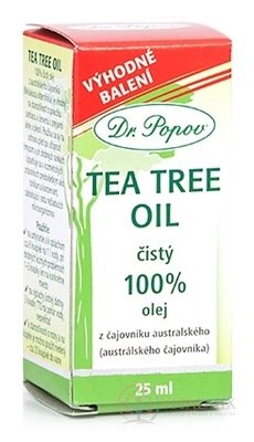 DR. POPOV TEA TREE OIL čistý 100% olej z čajovníku australského 1x25 ml