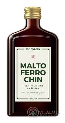Dr.Svatek MALTOFERROCHIN sladové víno ze železem 1x500 ml