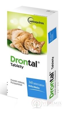 Drontal tablety (pro kočky) tbl 3x8 ks (24 ks)