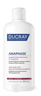 DUCRAY ANAPHASE+ SHAMPOOING doplňková péče při vypadávání vlasů 1x400 ml