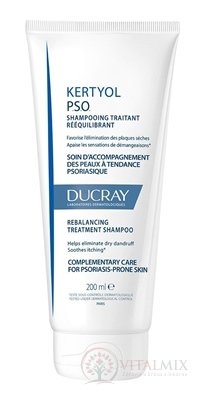 DUCRAY Kertyol PSO shampooing (inů. 2020) závažné stavy lupů (psoriáza) 1x200 ml