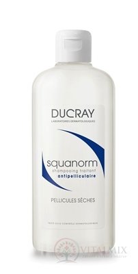 DUCRAY SQUANORM - pelliculés SÉCHES šampon proti suchým lupům 1x200 ml