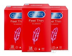 DUREX Feel Thin Classic kondom (2+1) 3x18 ks (54 ks)