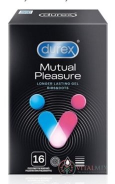 DUREX Mutual Pleasure kondom s benzokainem 1x16 ks