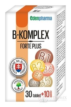EDENPharma B-KOMPLEX forte plus tbl 30 + 10 zdarma (40 ks)