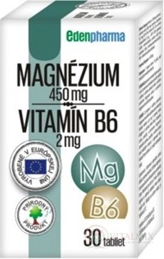 EDENPharma Magnézium + Vitamin B6 tbl 1x30 ks