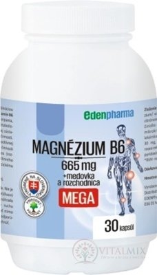 EDENPharma magnézium B6 MEGA cps 1x30 ks