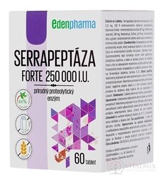 EDENPharma Serrapeptáza forte 250 000 IU tbl 1x60 ks