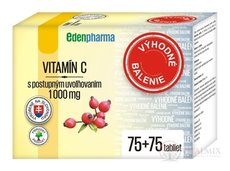 EDENPharma VITAMIN C 1000 mg tbl s postupným uvolňováním 2x75 ks (150 ks)
