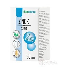 EDENPharma ZINEK 25 mg tbl 1x50 ks