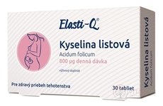 Elasti-Q KYSELINA LISTOVÁ 800 mikrogramů tbl 1x30 ks