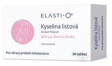 Elasti-Q KYSELINA LISTOVÁ 800 mikrogramů tbl 1x30 ks