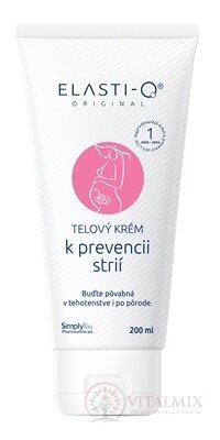 Elasti-Q Originál (inov.15) tělový krém k prevenci strií, 1x200 ml