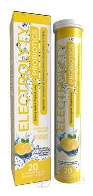 ELECTROLYTY PROBIOTICS Citron šumivé tablety 1x20 ks