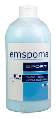EMSPOMA Chladivá - modrá &quot;M&quot; masážní emulze 1x1000 ml