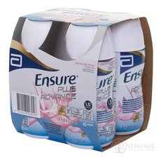 EnSure PLUS ADVANCE jahodová příchuť 4x220 ml