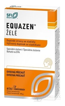 EQUAZEN želé s ovocnou příchutí 1x60 ks