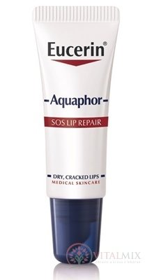 Eucerin Aquaphor SOS LIP Repair balzám na rty 1x10 ml