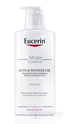 Eucerin AtopiControl Sprchový olej pro suchou pleť 1x400 ml