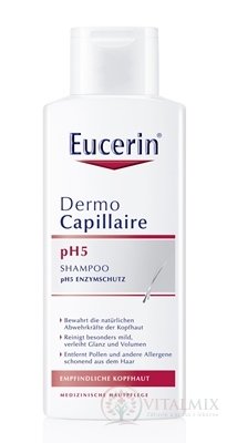 Eucerin DermoCapillaire pH5 šampon pro citlivou pokožku 1x250 ml