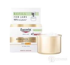 Eucerin HYALURON-FIL.+ELASTICITY Denní krém REFILL SPF30, anti-age, náhradní náplň 1x50 ml