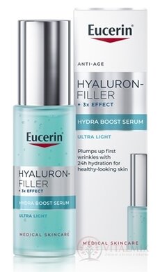 Eucerin HYALURON-FILLER+3xEFFECT Hydra Booster sérum, ultra light, anti-age 1x30 ml